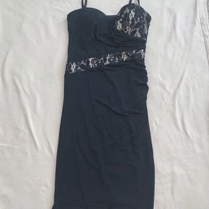 Bebe Black/tan Dress